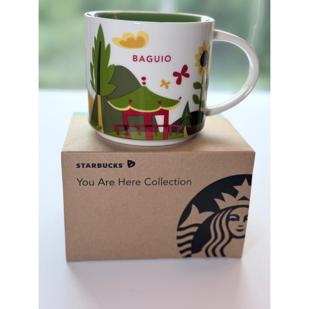 Starbucks You Are Here Baguio Mug 14oz Philippines Collection New with Box